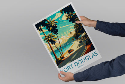 Port Douglas Travel Print Wall Art Port Douglas Wall Hanging Home Décor Port Douglas Gift Art Lovers Wall Art Australia Travel Print