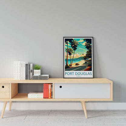 Port Douglas Travel Print Wall Art Port Douglas Wall Hanging Home Décor Port Douglas Gift Art Lovers Wall Art Australia Travel Print
