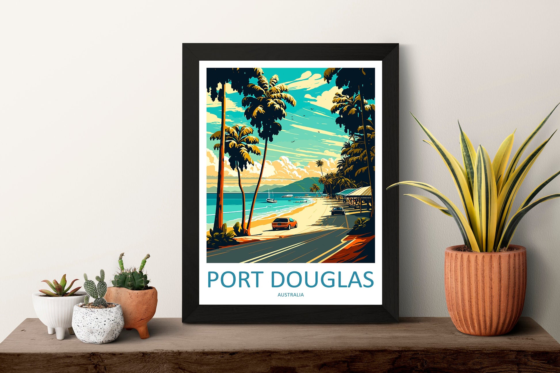 Port Douglas Travel Print Wall Art Port Douglas Wall Hanging Home Décor Port Douglas Gift Art Lovers Wall Art Australia Travel Print