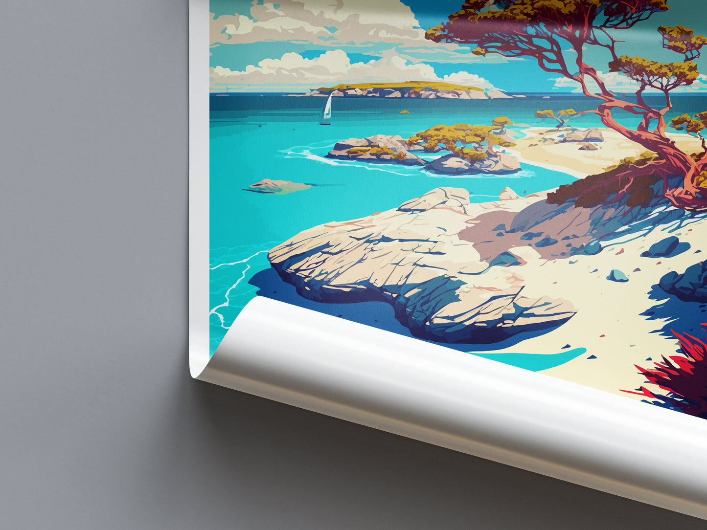 Rottnest Island Travel Print Wall Art Rottnest Island Wall Hanging Home Décor Rottnest Island Gift Art Lovers Wall Art Australia Travel Art