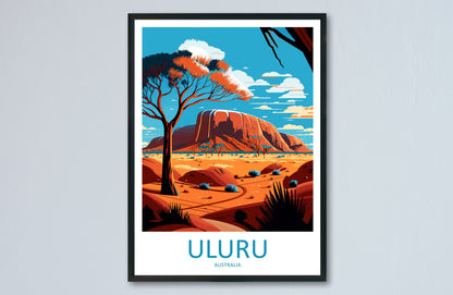 Ulura Travel Print Wall Art Ulura Wall Hanging Home Décor Ulura Gift Art Lovers Wall Art Australia Travel Print Ulura Australia Art