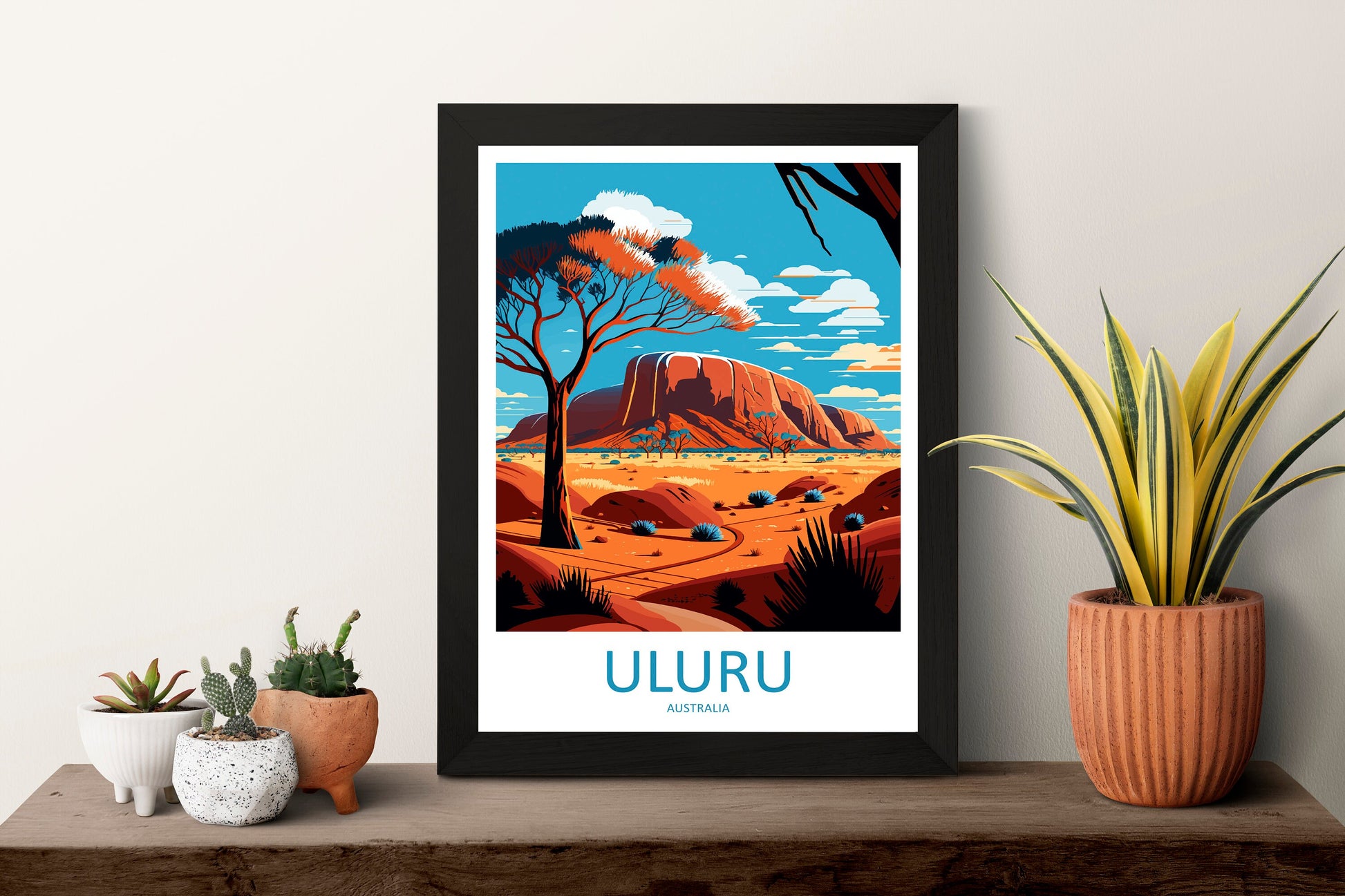 Ulura Travel Print Wall Art Ulura Wall Hanging Home Décor Ulura Gift Art Lovers Wall Art Australia Travel Print Ulura Australia Art