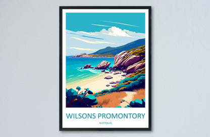 Wilsons Promontory Travel Print Wall Art Wilsons Promontory Wall Hanging Home Décor Wilsons Promontory Gift Art Lovers Wall Art Australia