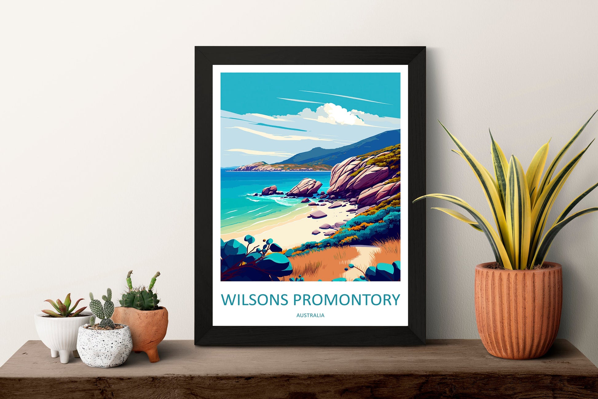 Wilsons Promontory Travel Print Wall Art Wilsons Promontory Wall Hanging Home Décor Wilsons Promontory Gift Art Lovers Wall Art Australia
