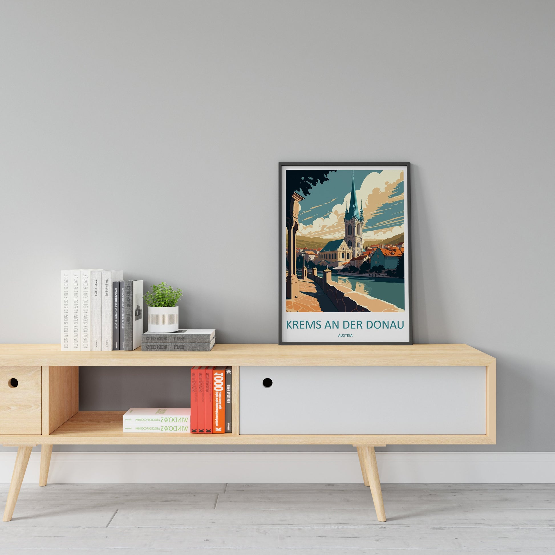 Krems An Der Donau Travel Print Wall Art Krems An Der Donau Wall Hanging Home Décor Krems An Der Donau Gift Art Lovers Austria Art Lover Art