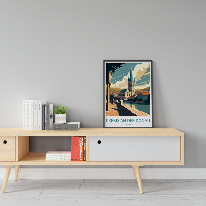 Krems An Der Donau Travel Print Wall Art Krems An Der Donau Wall Hanging Home Décor Krems An Der Donau Gift Art Lovers Austria Art Lover Art