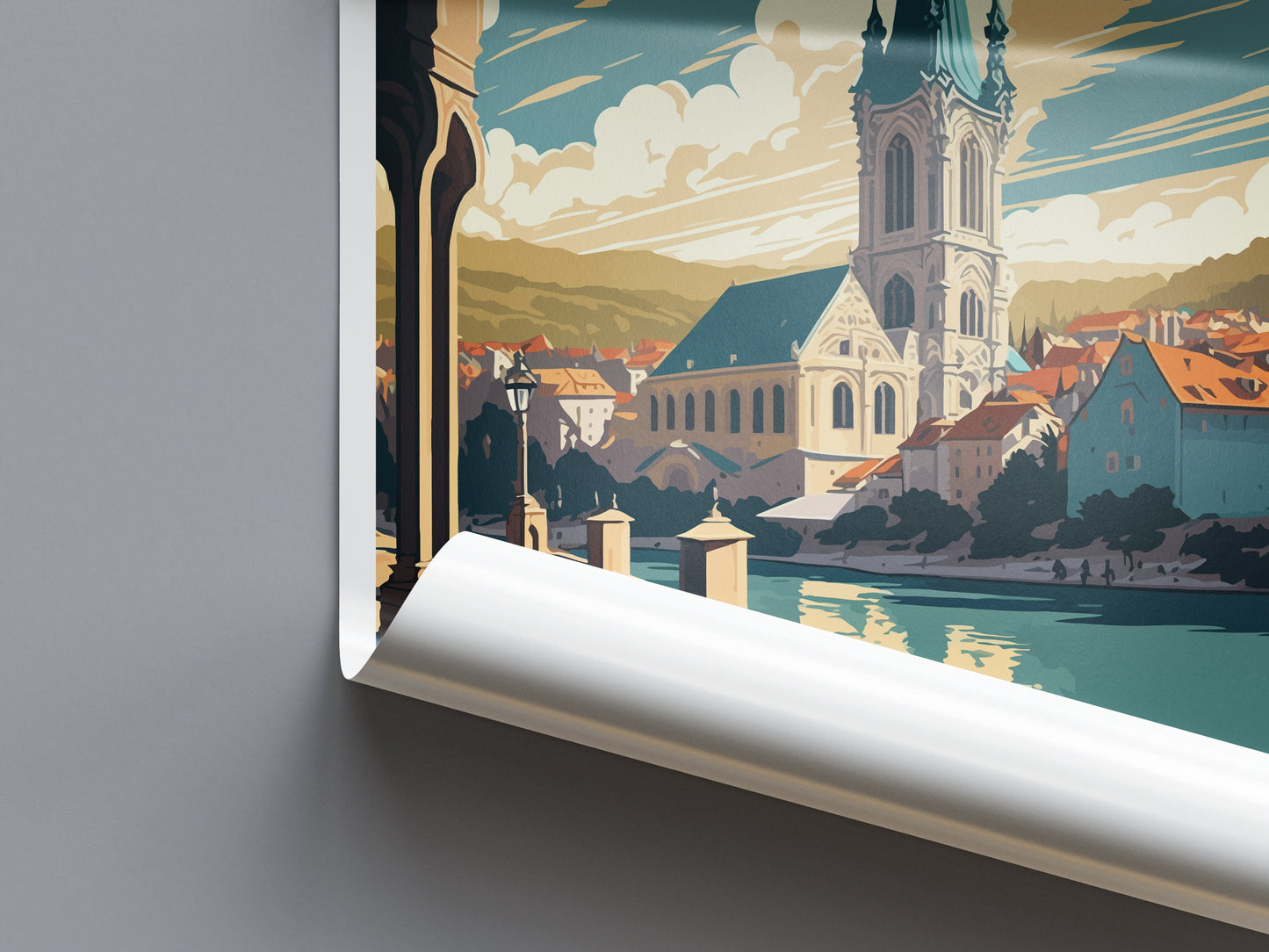 Krems An Der Donau Travel Print Wall Art Krems An Der Donau Wall Hanging Home Décor Krems An Der Donau Gift Art Lovers Austria Art Lover Art