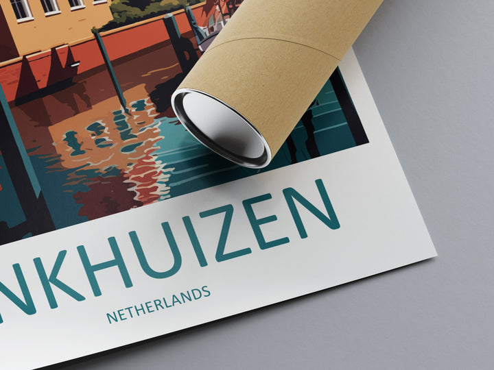Enkhuizen Travel Print Wall Art Enkhuizen Wall Hanging Home Décor Enkhuizen Gift Art Lovers Netherlands Art Lover Gift Enkhuizen Art