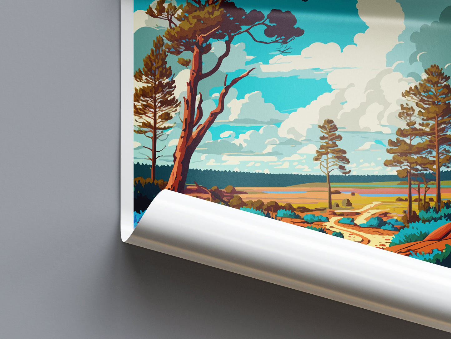 Hoge Veluwe Travel Print Wall Art Hoge Veluwe Wall Hanging Home Décor Hoge Veluwe Gift Art Lovers Netherlands Art Lover Gift Hoge Veluwe