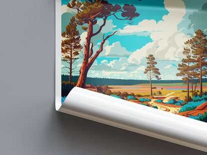 Hoge Veluwe Travel Print Wall Art Hoge Veluwe Wall Hanging Home Décor Hoge Veluwe Gift Art Lovers Netherlands Art Lover Gift Hoge Veluwe