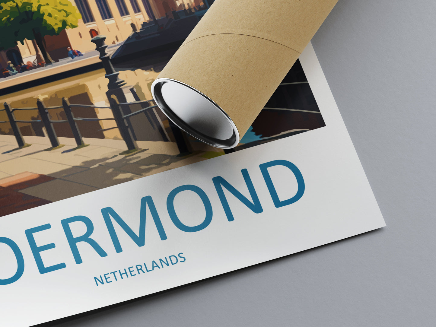 Roermond Travel Print Wall Art Roermond Wall Hanging Home Décor Roermond Gift Art Lovers Netherlands Art Lover Gift Roermond Travel Wall Art