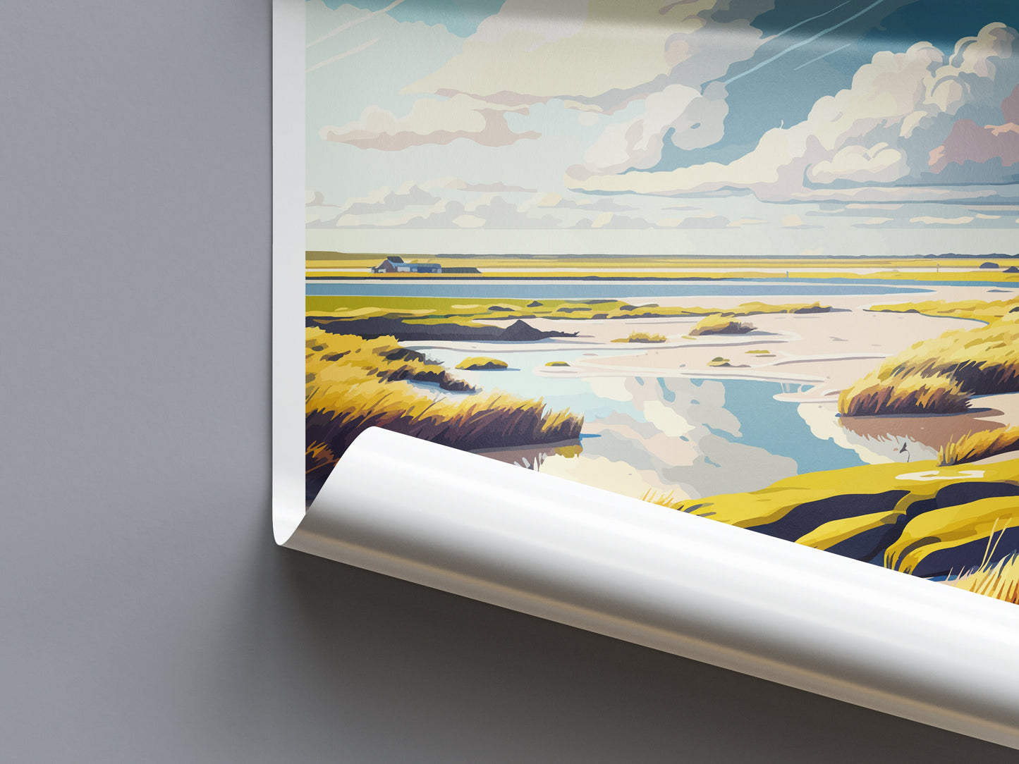 Texel Travel Print Wall Art Texel Wall Hanging Home Décor Texel Gift Art Lovers Netherlands Art Lover Gift Texel Travel Wall Art