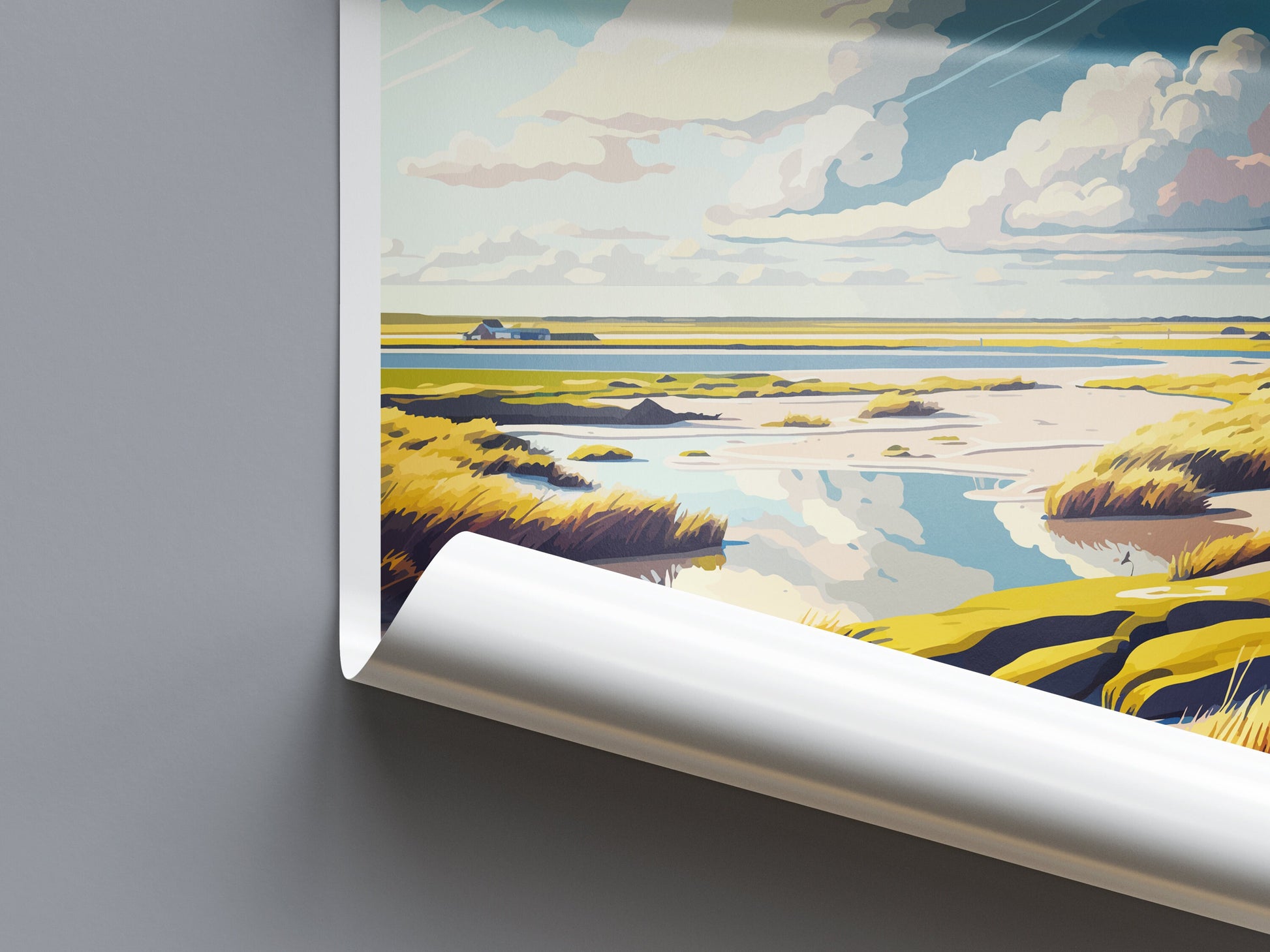 Texel Travel Print Wall Art Texel Wall Hanging Home Décor Texel Gift Art Lovers Netherlands Art Lover Gift Texel Travel Wall Art