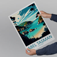Abel Tasman Travel Print Wall Art Abel Tasman Wall Hanging Home Décor Abel Tasman Gift Art Lovers New Zealand Art Lover Gift Print Art