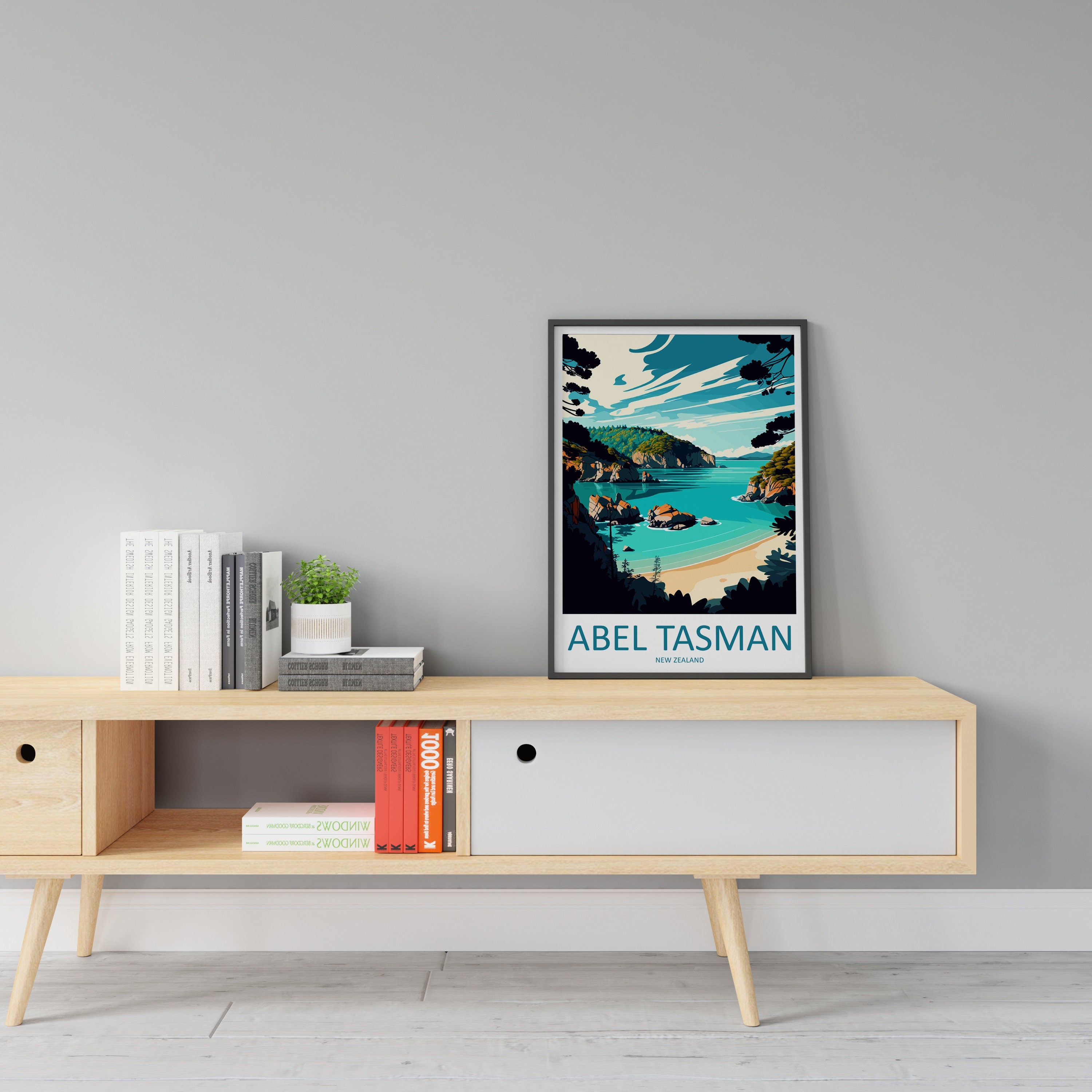 Abel Tasman Travel Print Wall Art Abel Tasman Wall Hanging Home Décor Abel Tasman Gift Art Lovers New Zealand Art Lover Gift Print Art