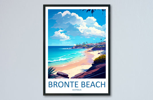 Bronte Beach Travel Print Wall Art Bronte Beach Wall Hanging Home Décor Bronte Beach Gift Art Lovers Wall Art Australia Travel Print