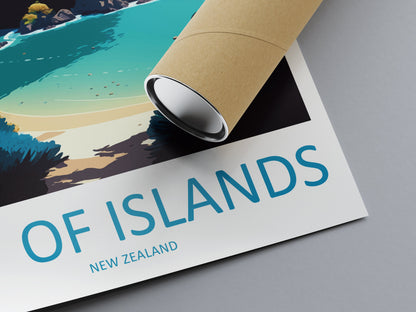 Bay Of Islands Travel Print Wall Art Bay Of Islands Wall Hanging Home Décor Bay Of Islands Gift Art Lovers New Zealand Art Lover Gift Print