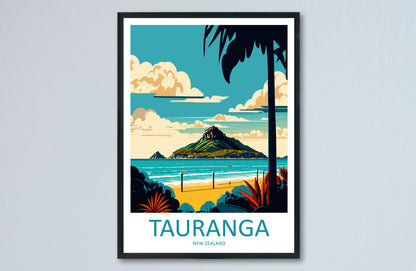Tauranga Travel Print Wall Art Tauranga Wall Hanging Home Décor Tauranga Gift Art Lovers New Zealand Art Lover Gift Print Art