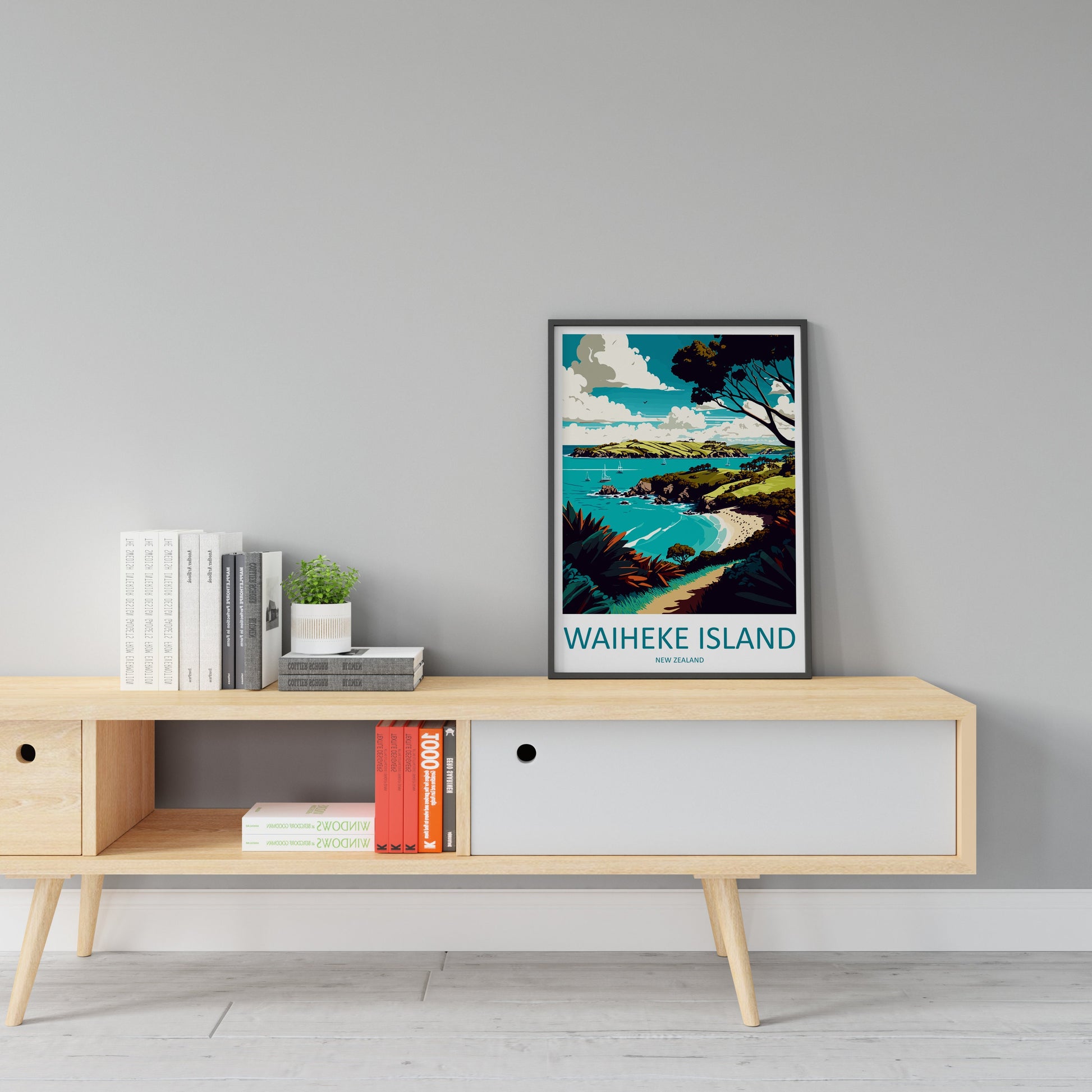 Waiheke Island Travel Print Wall Art Waiheke Island Wall Hanging Home Décor Waiheke Island Gift Art Lovers New Zealand Art Lover Gift Print