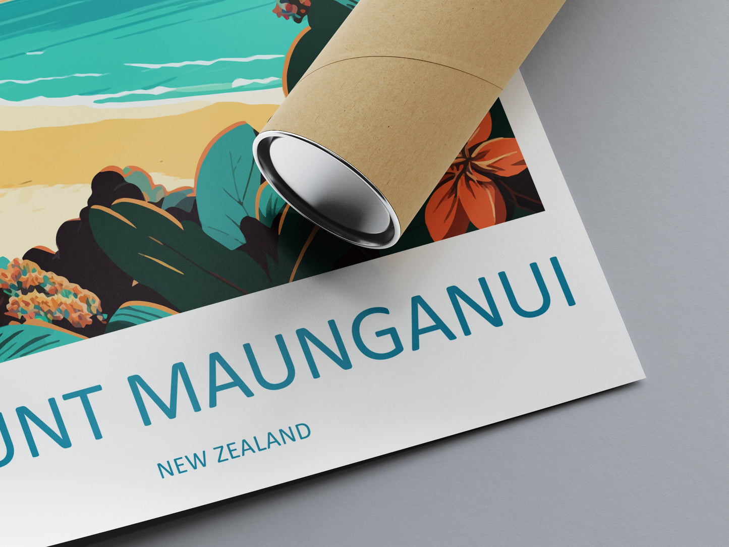 Mount Maunganui Travel Print Wall Art Mount Maunganui Wall Hanging Home Décor Mount Maunganui Gift Art Lovers New Zealand Art Lover Gift