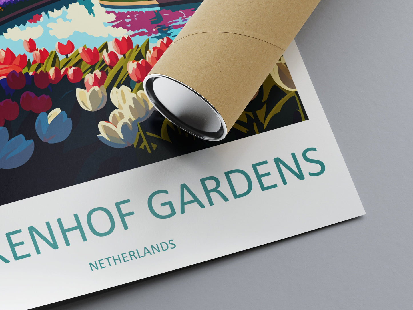 Keukenhof Gardens Travel Print Wall Art Keukenhof Gardens Wall Hanging Home Décor Keukenhof Gardens Gift Art Lovers Netherlands Art