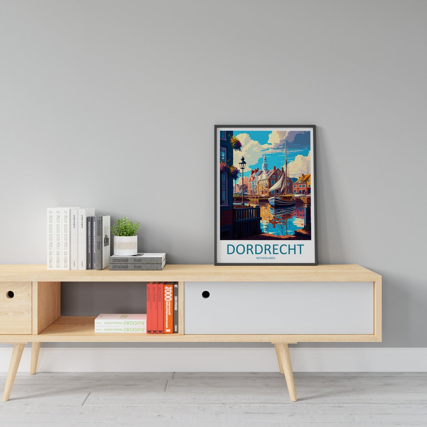 Dordrecht Travel Print Wall Art Dordrecht Wall Hanging Home Décor Dordrecht Gift Art Lovers Netherlands Art Lover Gift Dordrecht Travel Art