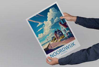 Noordwijk Travel Print Wall Art Noordwijk Wall Hanging Home Décor Noordwijk Gift Art Lovers Netherlands Art Lover Gift Noordwijk Art
