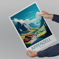 Appenzell Travel Print Wall Art Appenzell Wall Hanging Home Décor Appenzell Gift Art Lovers Switzerland Art Lover Gift Appenzell Travel Art