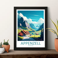 Appenzell Travel Print Wall Art Appenzell Wall Hanging Home Décor Appenzell Gift Art Lovers Switzerland Art Lover Gift Appenzell Travel Art