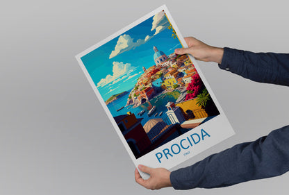 Procida Travel Print Wall Art Procida Italy Wall Hanging Home Decoration Procida Gift Art Lovers Wall Art Print Procida Italy Art Procida