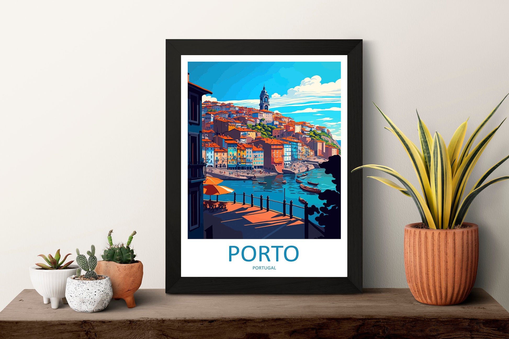 Porto Travel Print Wall Art Porto Wall Hanging Home Décor Porto Gift Art Lovers Portugal Art Lover Gift Porto Wall Décor