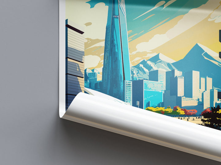 Seoul Travel Print Wall Art Seoul Wall Hanging Home Décor Seoul Gift Art Lovers South Korea Art Lover Gift Seoul Wall Décor