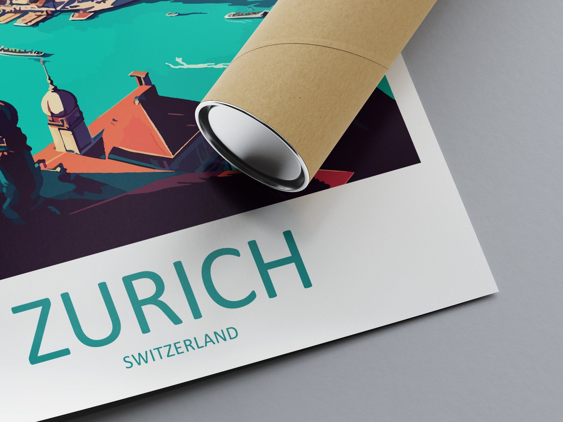 Zurich Travel Print Wall Art Zurich Wall Hanging Home Décor Zurich Gift Art Lovers Switzerland Art Lover Gift Zurich Travel Art