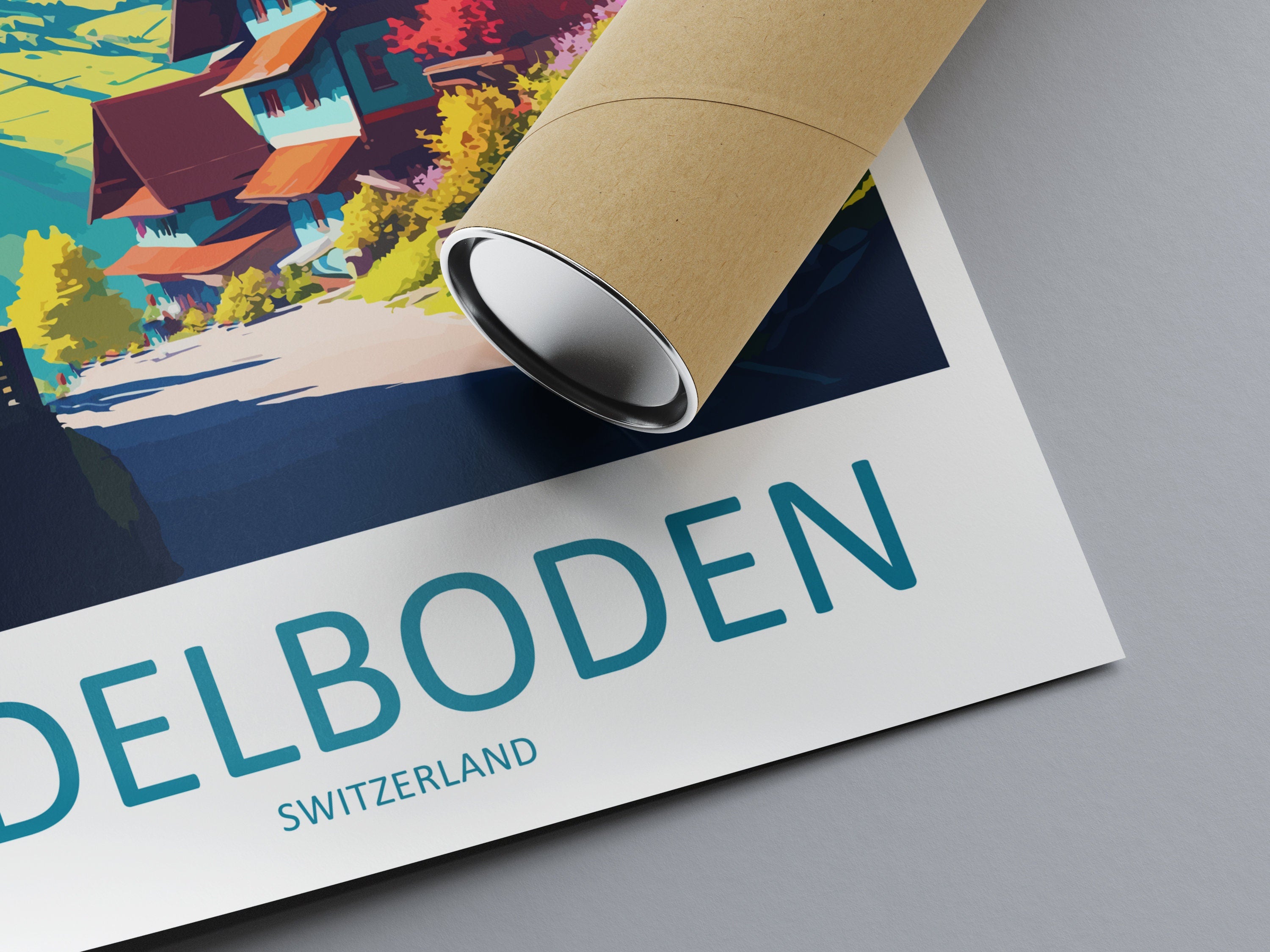 Adelboden Travel Print Wall Art Adelboden Wall Hanging Home Décor Adelboden Gift Art Lovers Switzerland Art Lover Gift Adelboden Travel Art