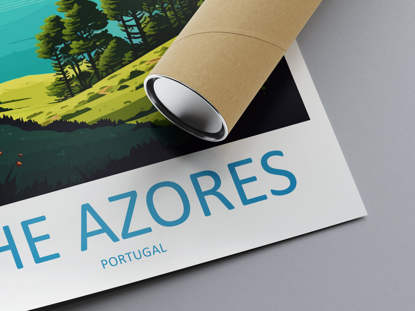 The Azores Travel Print Wall Art The Azores Wall Hanging Home Décor The Azores Gift Art Lovers Portugal Art Lover Gift The Azores Wall Décor