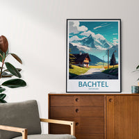 Batchtel Travel Print Wall Art Batchtel Wall Hanging Home Décor Batchtel Gift Art Lovers Switzerland Art Lover Gift Batchtel Travel Art