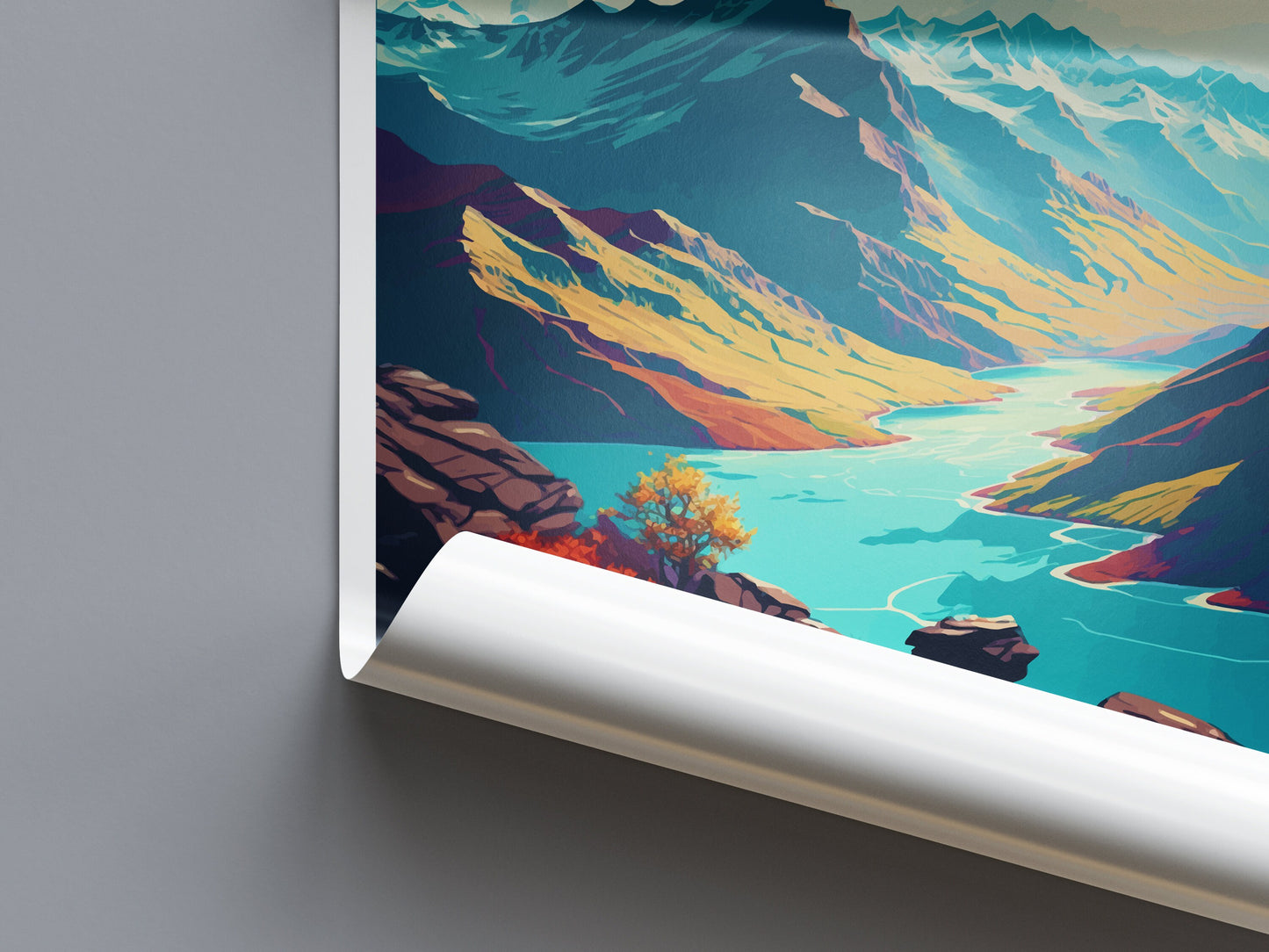 Brienzer Rothorn Travel Print Wall Art Brienzer Rothorn Wall Hanging Home Décor Brienzer Rothorn Gift Art Lovers Switzerland Art Lover Gift