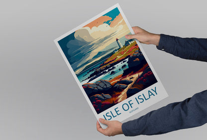 Isle Of Islay Travel Print Wall Art Isle Of Islay Wall Hanging Home Décor Isle Of Islay Gift Art Lovers Scotland Art Lover Gift Isle Poster
