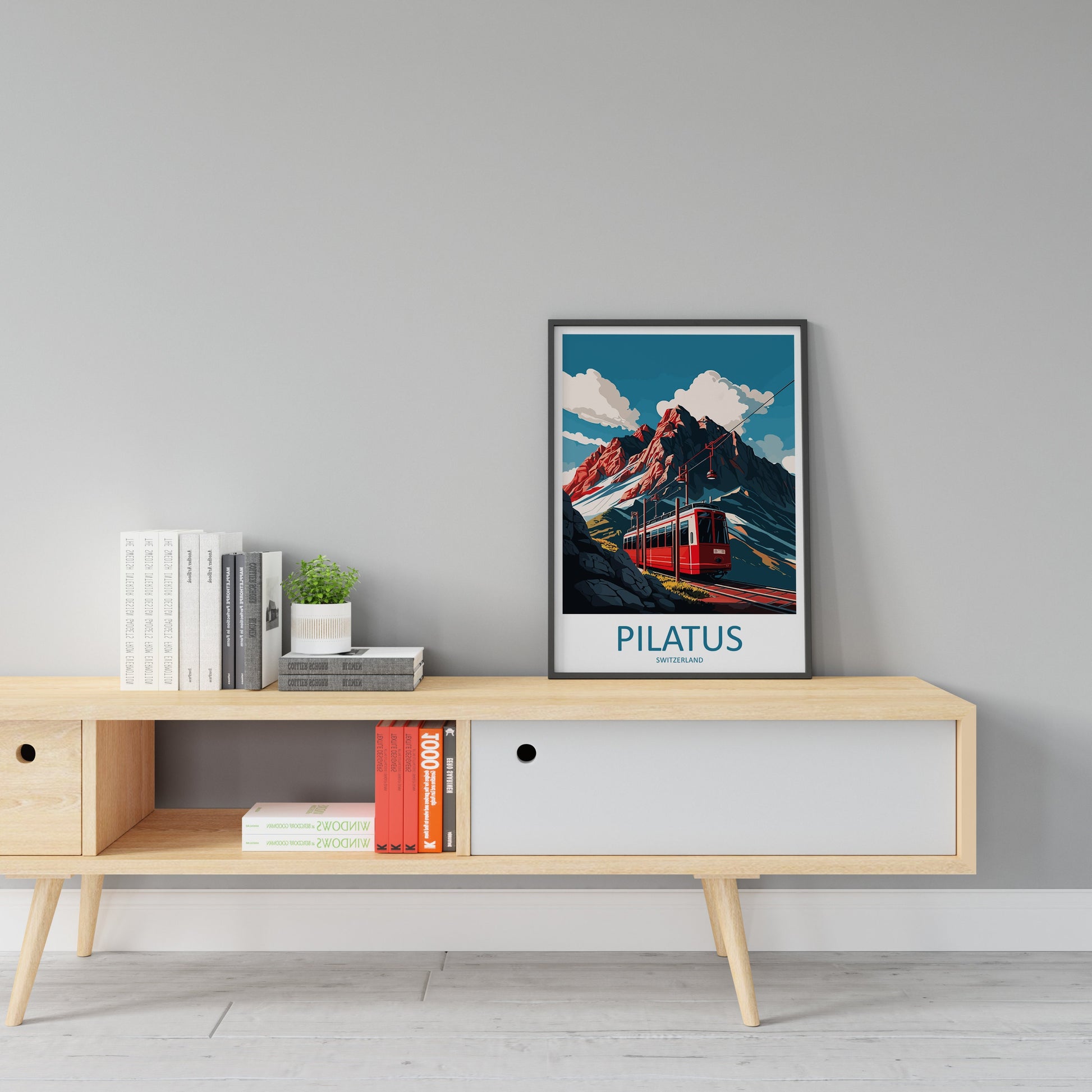 Pilatus Travel Print Wall Art Pilatus Wall Hanging Home Décor Pilatus Gift Art Lovers Switzerland Art Lover Gift Pilatus Travel Art