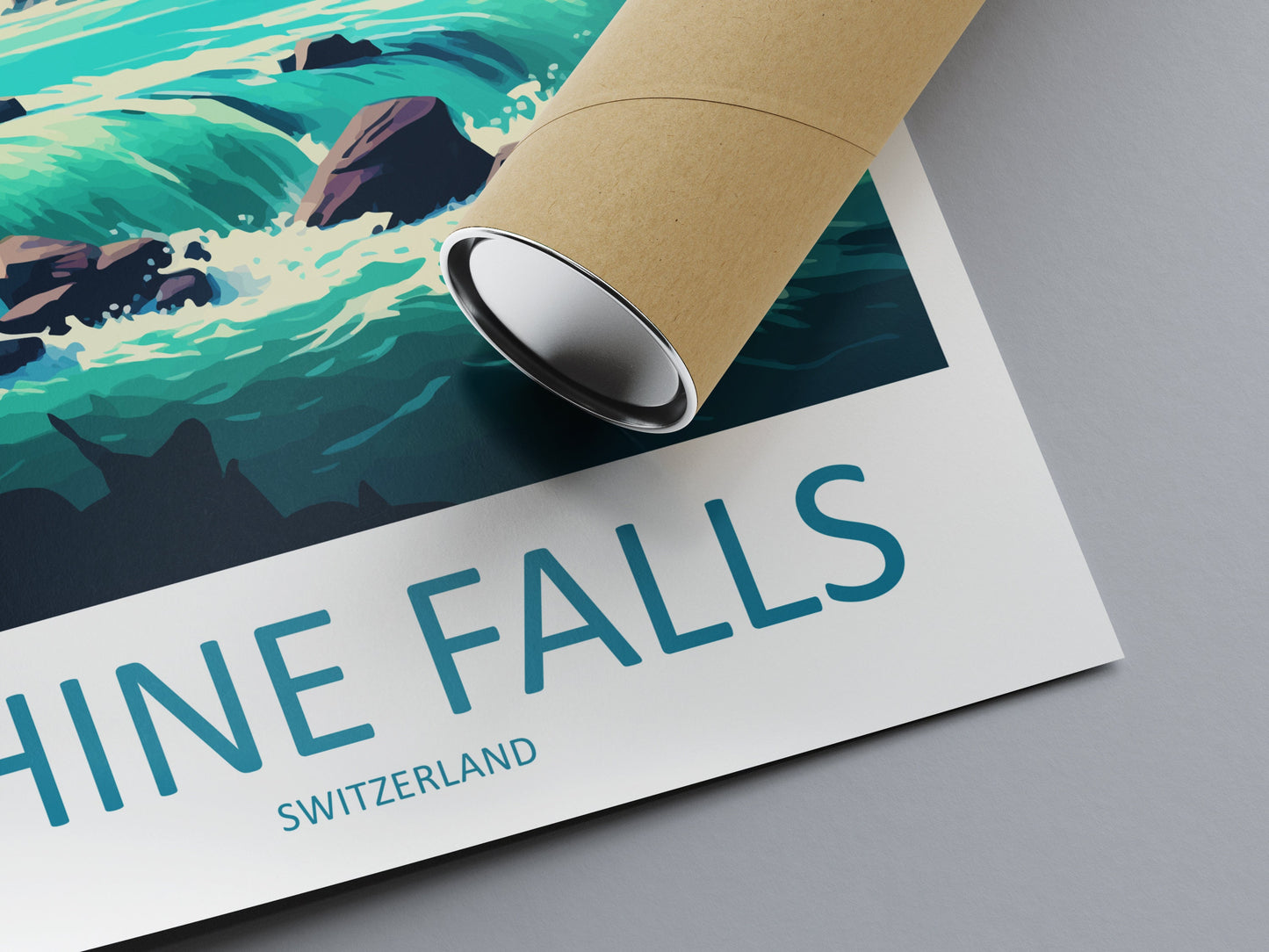 Rhine Falls Travel Print Wall Art Rhine Falls Wall Hanging Home Décor Rhine Falls Gift Art Lovers Switzerland Art Lover Gift Rhine Falls