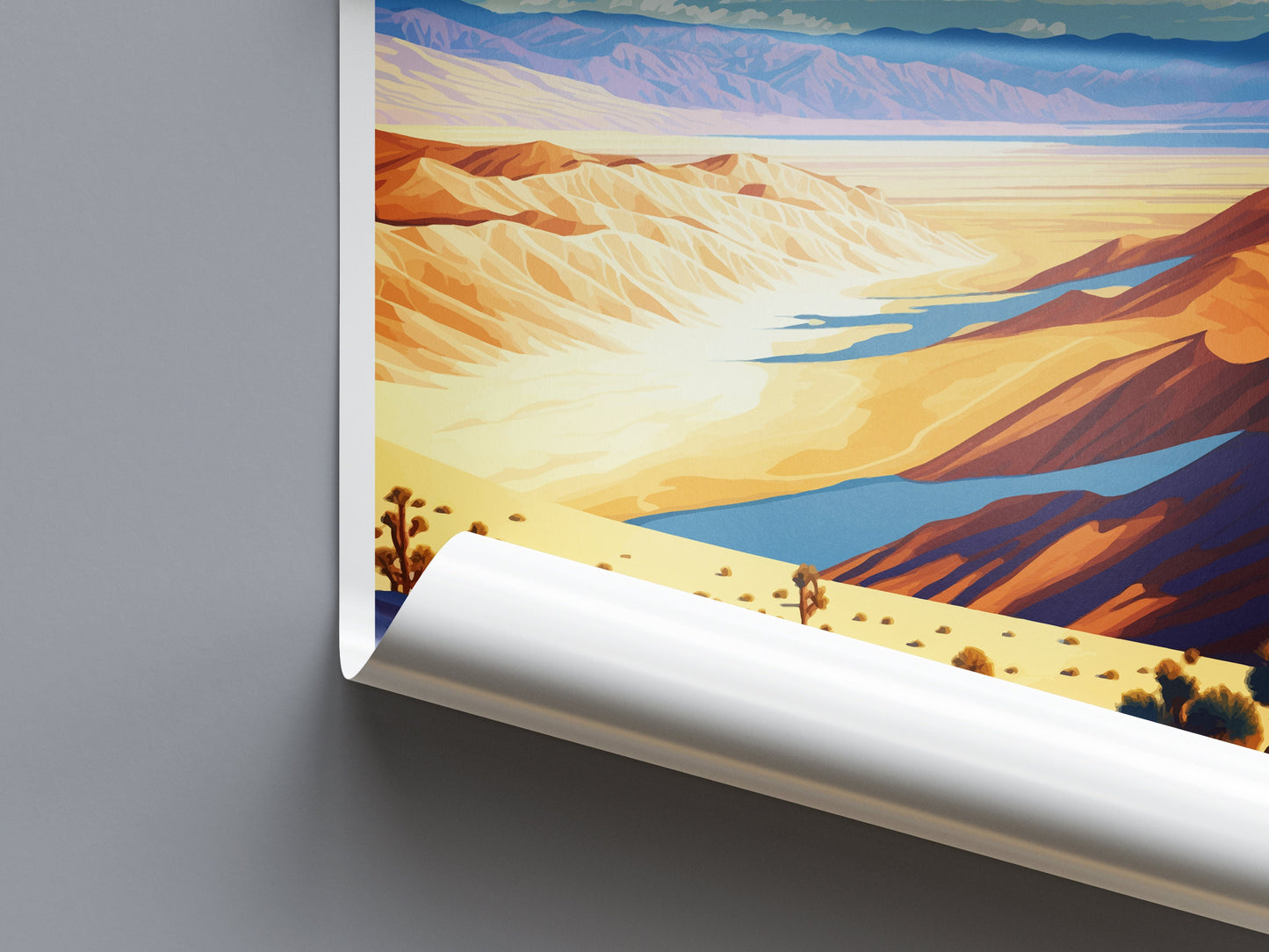 Death Valley National Park Travel Print Wall Art Death Valley Wall Hanging Home Décor Death Valley Gift Art Lovers California Art Lover Gift