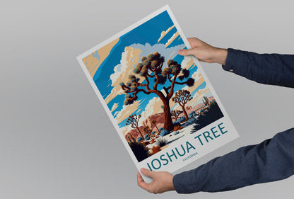 Joshua Tree National Park Travel Print Wall Art Joshua Tree Wall Hanging Home Décor Joshua Tree Gift Art Lovers California Art Lover Gift