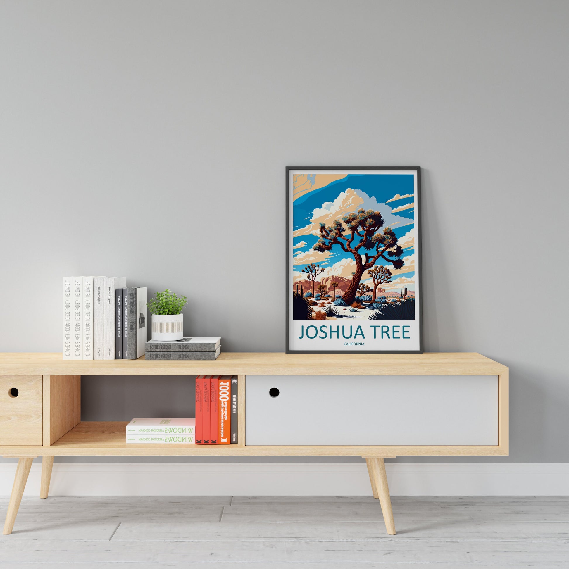 Joshua Tree National Park Travel Print Wall Art Joshua Tree Wall Hanging Home Décor Joshua Tree Gift Art Lovers California Art Lover Gift
