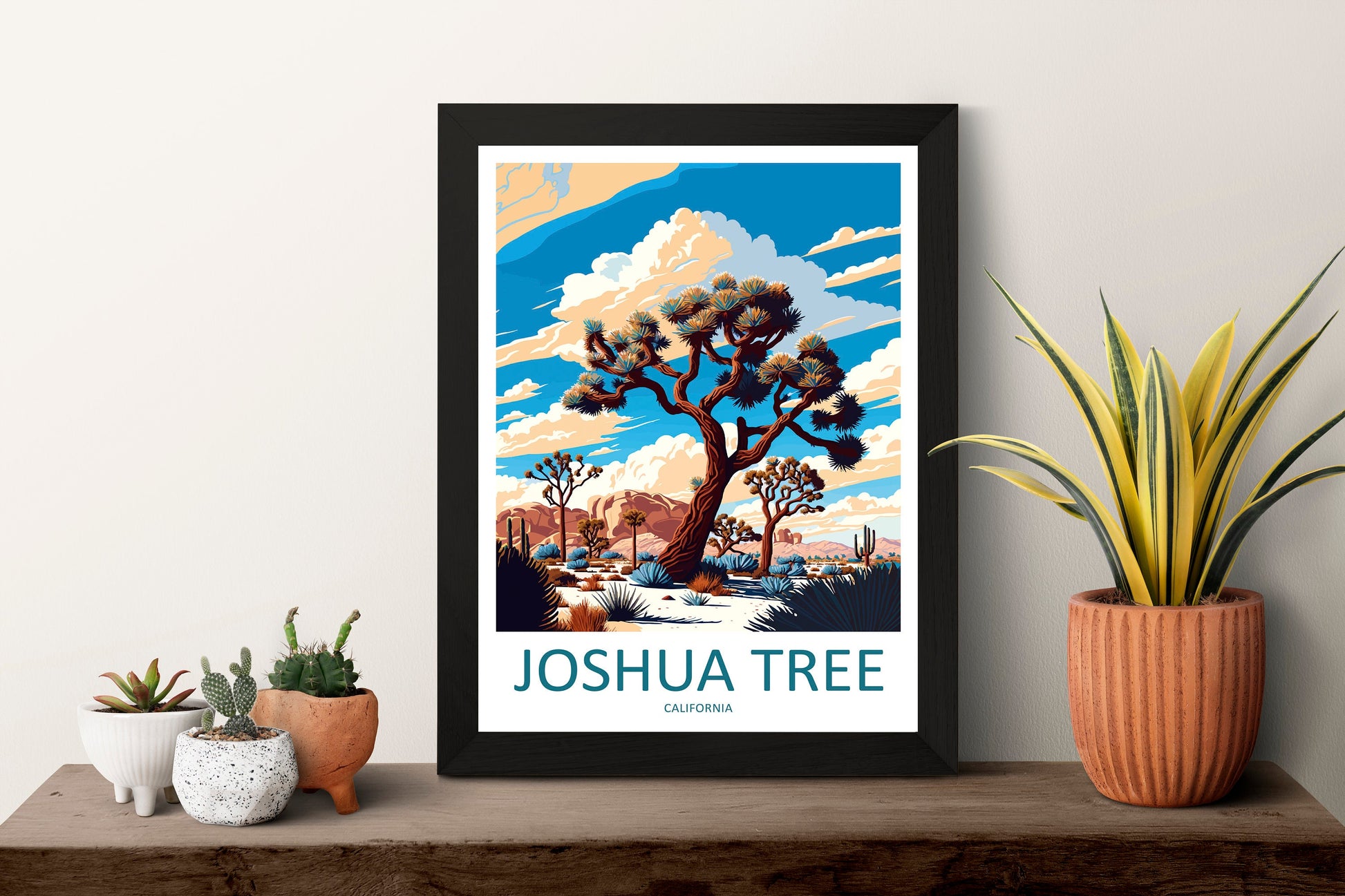Joshua Tree National Park Travel Print Wall Art Joshua Tree Wall Hanging Home Décor Joshua Tree Gift Art Lovers California Art Lover Gift