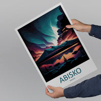 Abisko Travel Print Wall Art Abisko Wall Hanging Home Décor Abisko Gift Art Lovers Sweden Art Lover Gift Abisko Travel Art Poster