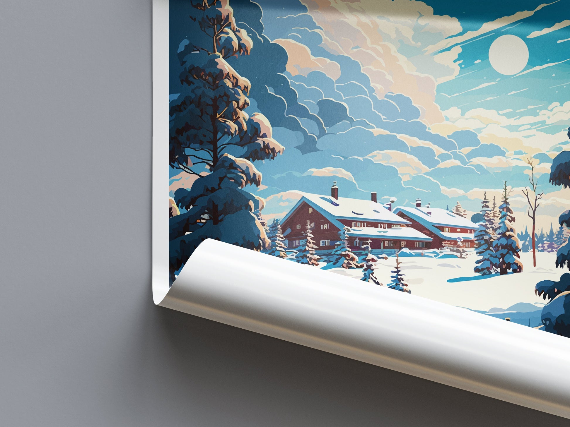 Kiruna Travel Print Wall Art Kiruna Wall Hanging Home Décor Kiruna Gift Art Lovers Sweden Art Lover Gift Kiruna Travel Art Poster