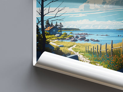 Oland Travel Print Wall Art Oland Wall Hanging Home Décor Oland Gift Art Lovers Sweden Art Lover Gift Oland Travel Art Poster Oland Print