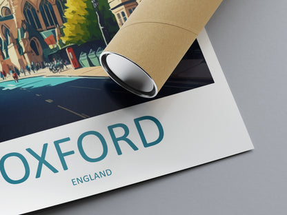 Oxford Travel Print Wall Art Oxford Wall Hanging Home Décor Oxford Gift Art Lovers England Art Lover Gift Poster Oxford Art Oxford Poster