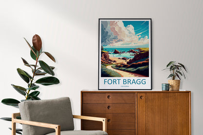 Fort Bragg Travel Print Wall Art Fort Bragg Wall Hanging Home Décor Fort Bragg Gift Art Lovers California Art Lover Gift Fort Bragg