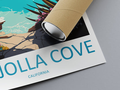 La Jolla Cove Travel Print Wall Art La Jolla Cove Wall Hanging Home Décor La Jolla Cove Gift Art Lovers California Art Lover Gift